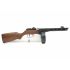 Страйкбольный пистолет-пулемет Snow Wolf PPSH EBB, пластик под дерево (SW-09)