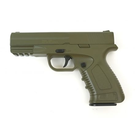 Страйкбольный пистолет Galaxy G.39G (H&K, Glock) зеленый